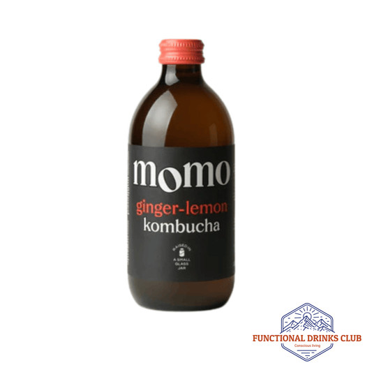 Momo Kombucha Ginger & Lemon - Functional Drinks Club