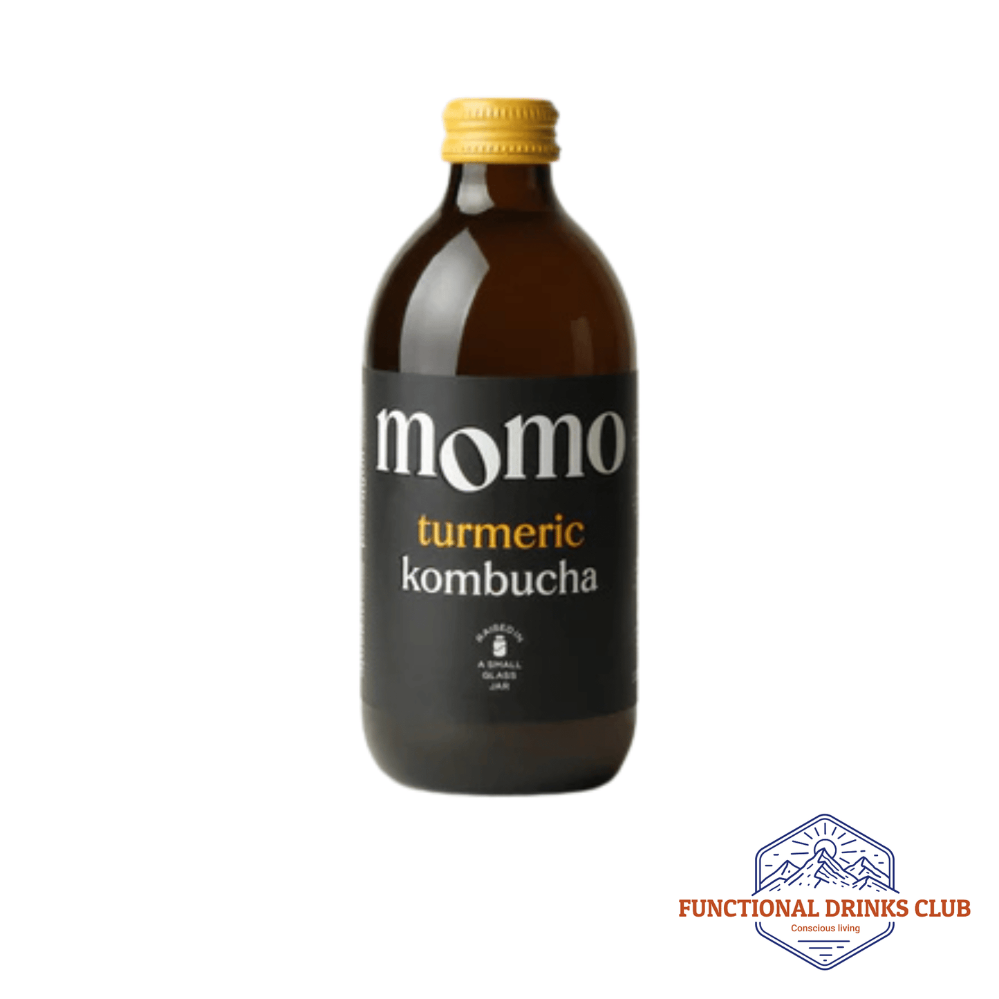 Momo Kombucha Turmeric - Functional Drinks Club
