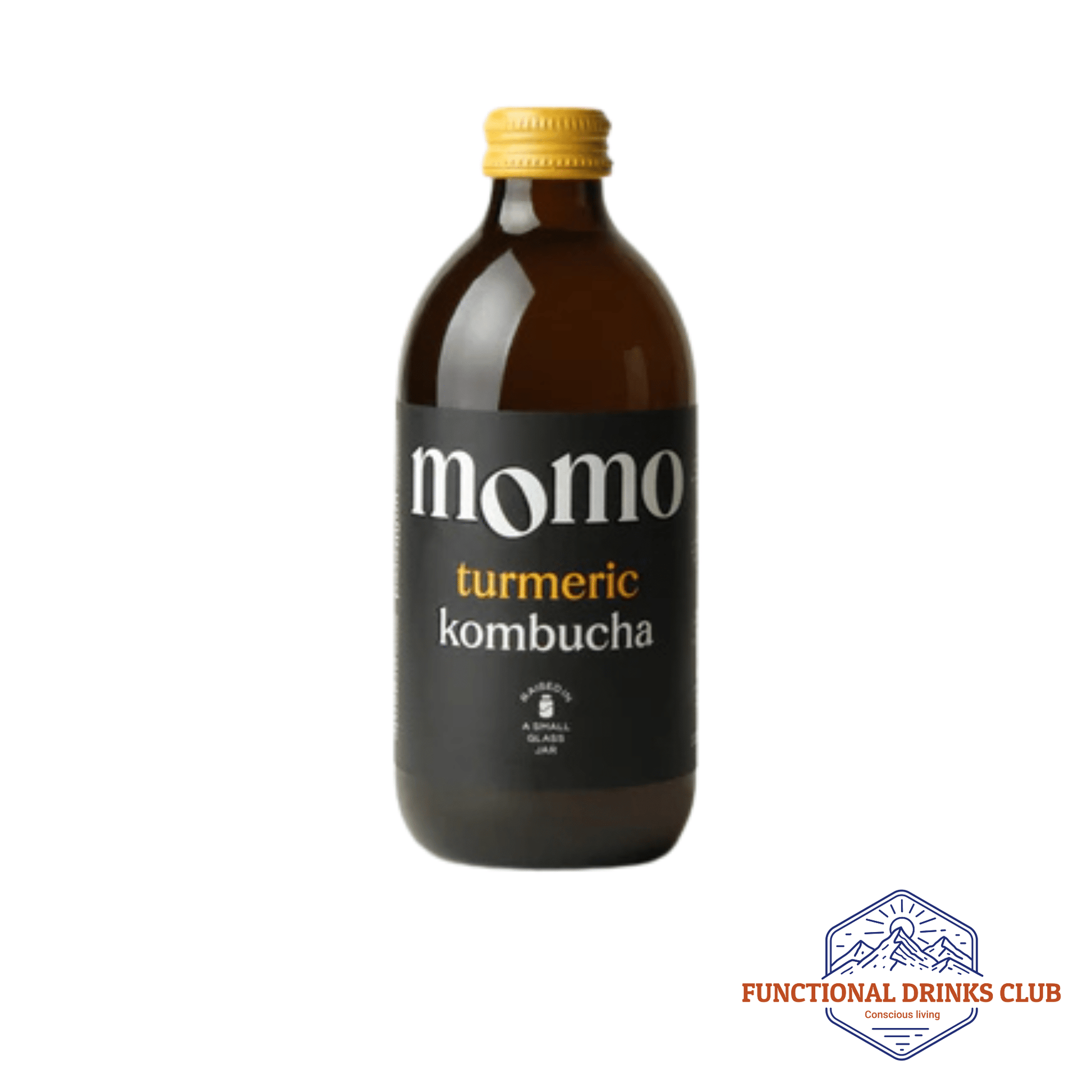 Momo Kombucha Turmeric - Functional Drinks Club