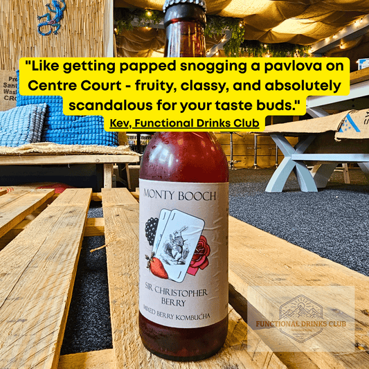 Monty Booch Kombucha Sir Christopher Berry - Functional Drinks Club