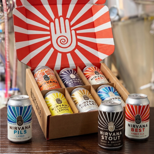 Nirvana Brewery 'Everything' Taster Pack | 6 x 330ml Alcohol-Free Beers - Functional Drinks Club
