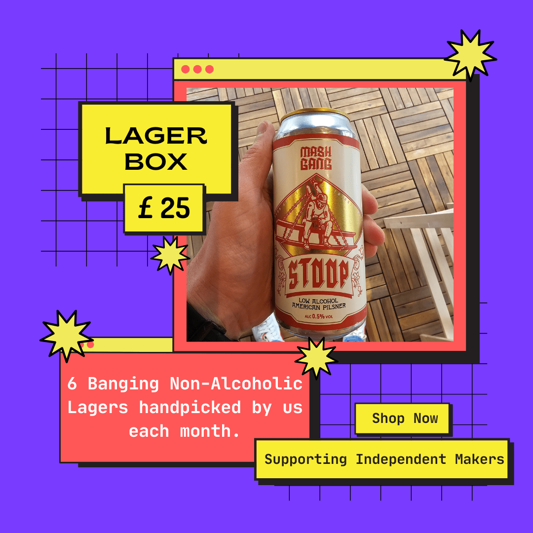 Non - Alcoholic Craft Lager Delivery Box - 6 Pack - Functional Drinks Club