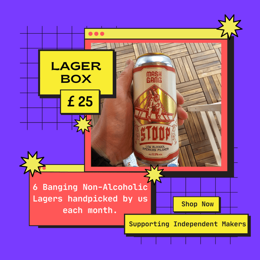 Non - Alcoholic Craft Lager Delivery Box - 6 Pack - Functional Drinks Club