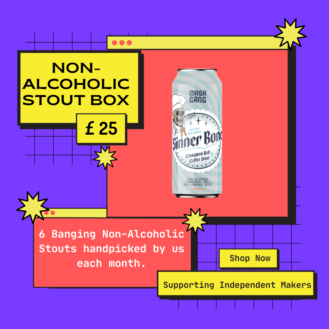Non - Alcoholic Craft Stout Delivery Box - 6 Pack - Functional Drinks Club