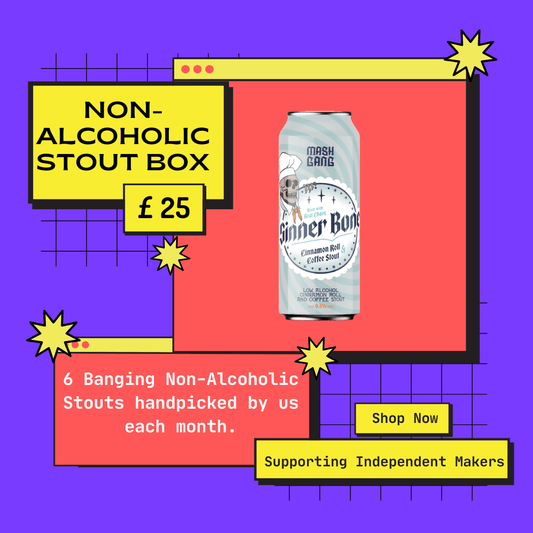 Non - Alcoholic Craft Stout Delivery Box - 6 Pack - Functional Drinks Club