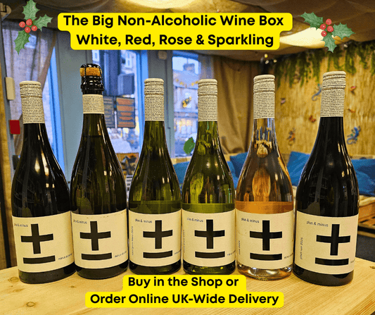 Non - Alcoholic Wine Box – 6 Bottles | Plus + Minus - Functional Drinks Club