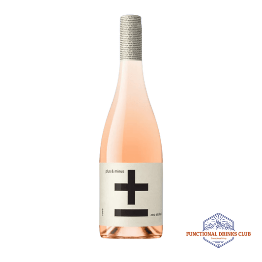 Plus & Minus Alcohol - Free Rosé Wine - Functional Drinks Club
