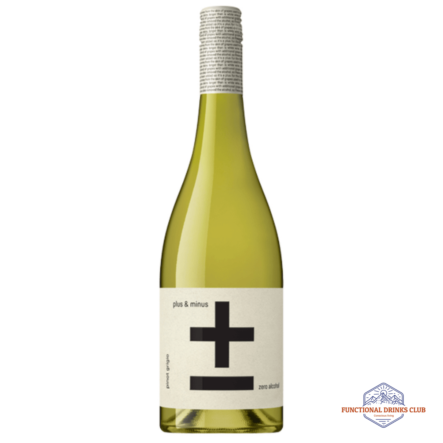 Plus & Minus Alcohol - Free Sauvignon Blanc - Functional Drinks Club