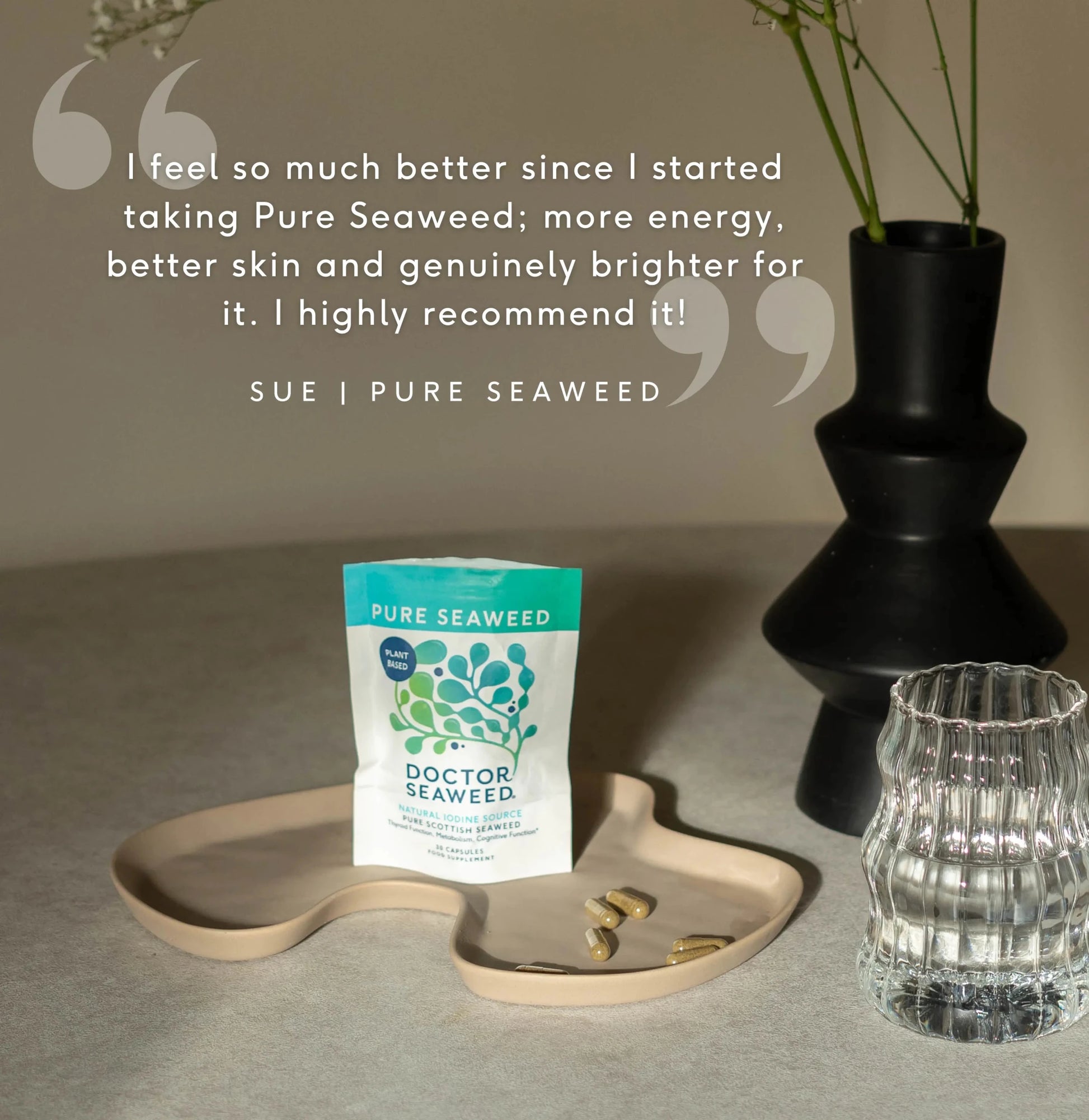 Pure Organic Seaweed Capsules | Natural Iodine Supplement | Doctor Seaweed - Functional Drinks Club