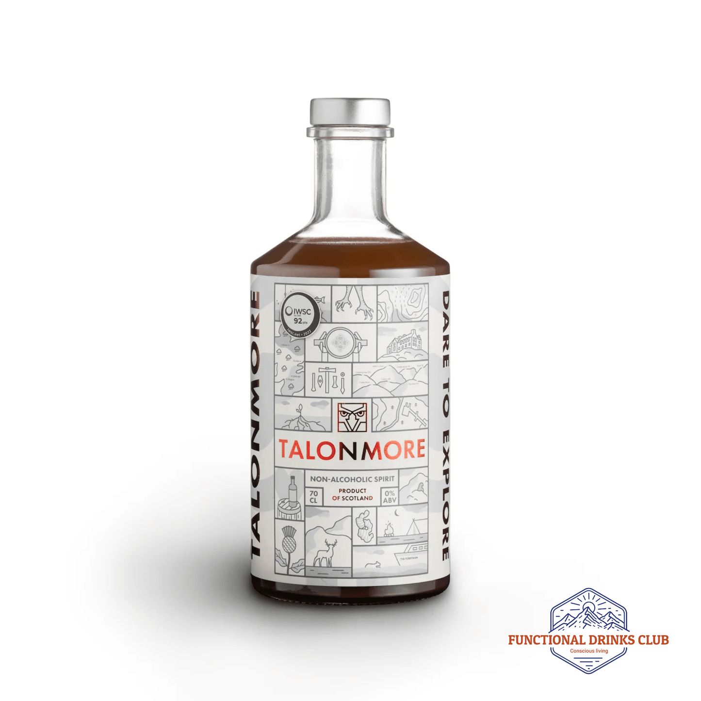 Talonmor Non - Alcoholic Spirit | Premium Alcohol - Free Whisky Alternative - Functional Drinks Club