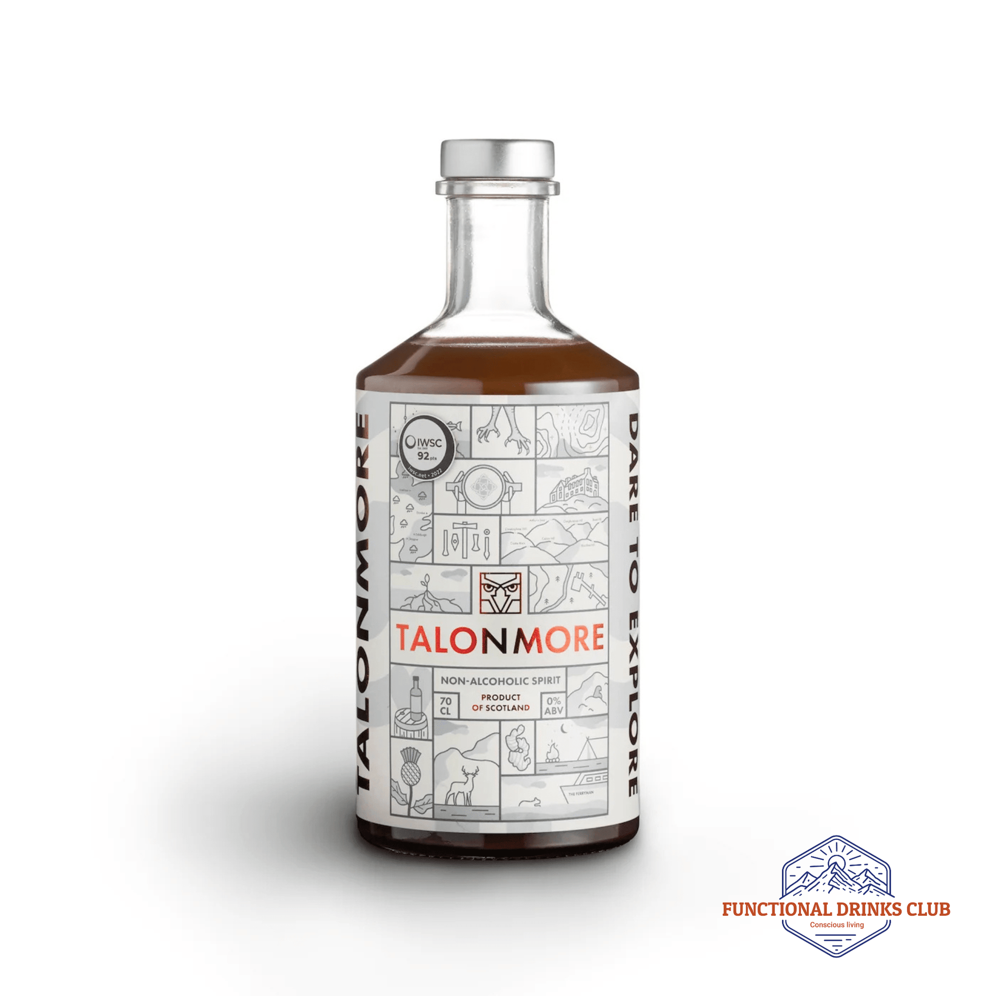 Talonmor Non - Alcoholic Spirit | Premium Alcohol - Free Whisky Alternative - Functional Drinks Club