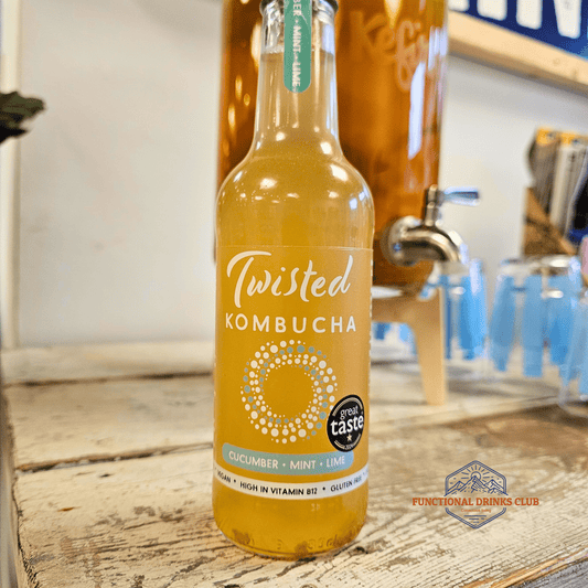 Twisted Kombucha Cucumber, Mint & Lime - Functional Drinks Club