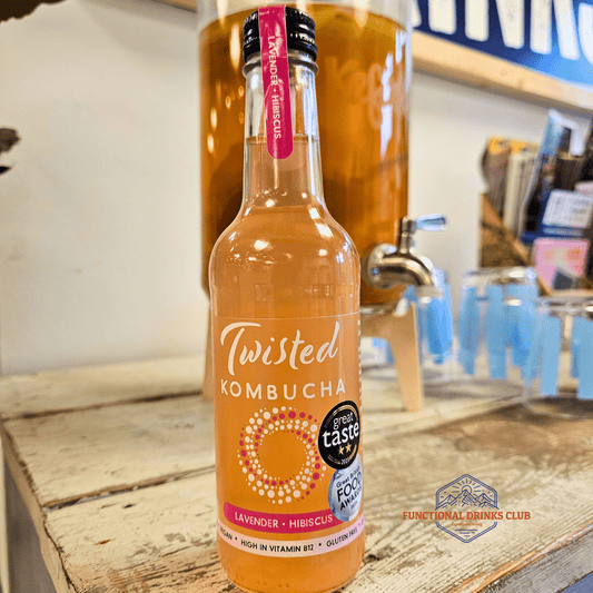 Twisted Kombucha Hibiscus & Lavender - Functional Drinks Club