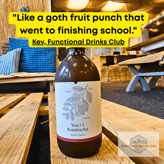 You + I Kombucha Black Cherry - Functional Drinks Club